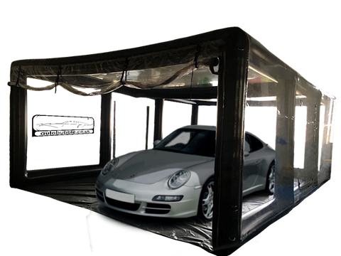 Inflatable Workstation Spray Booth Mobile Vehicle Detailing Workshop Garage